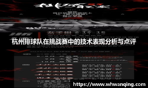 杭州排球队在挑战赛中的技术表现分析与点评